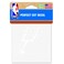 Wincraft NBA San Antonio Spurs 4x4 Perfect Cut White Decal, One Size, Team Color