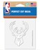WinCraft NBA Milwaukee Bucks 4"x4" inch White Decal Sticker