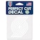 WinCraft NBA Portland Trail Blazers Logo 4" x 4" inch Outdoor White Decal