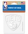 NBA Brooklyn Nets 4"x4" inch White Decal Sticker