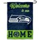 WinCraft Seattle Seahawks Welcome Home Decorative Garden Flag Double Sided Banner