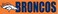 WinCraft NFL Denver Broncos WCR13377913 Bumper Strip, 3" x 12
