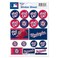 Wincraft MLB Washington Nationals Vinyl Sticker Sheet, 5" x 7