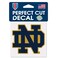 Wincraft NCAA Notre Dame Fighting Irish 4x4 Perfect Cut Color Decal, Team Colors, One Size