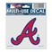 Wincraft MLB Atlanta Braves 84488010 Multi-Use Decal, 3" x 4