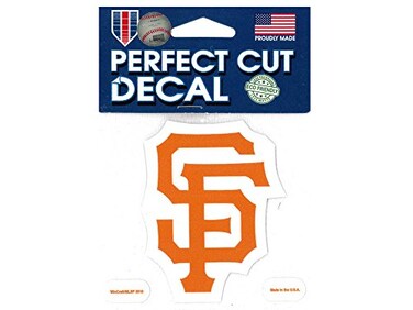 MLB San Francisco Giants 93903010 Perfect Cut Color Decal, 4" x 4