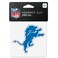 WinCraft Detroit Lions Logo 4" x 4" Color Perfect Cut Decal