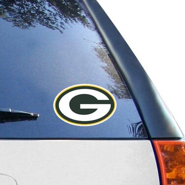 WinCraft Green Bay Packers Logo 4" x 4" Color Perfect Cut Decal