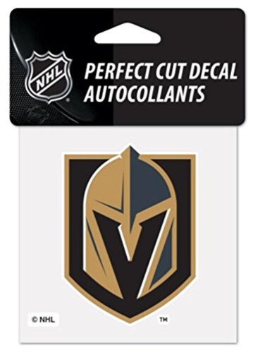 WinCraft NHL Las Vegas Golden Knights Logo 4" x 4" inch Outdoor Color Decal