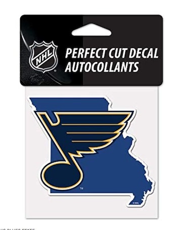 WinCraft NHL Saint Louis Blues 4"x4" inch Color Outdoor Vinyl Decal Sticker