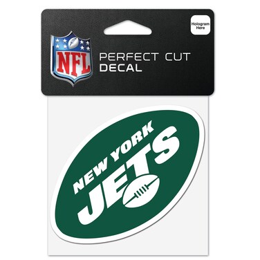 WinCraft New York Jets 4'' x 4'' Color Perfect Cut Decal