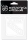 WinCraft NHL New York Rangers Logo 4" x 4" inch Outdoor White Decal
