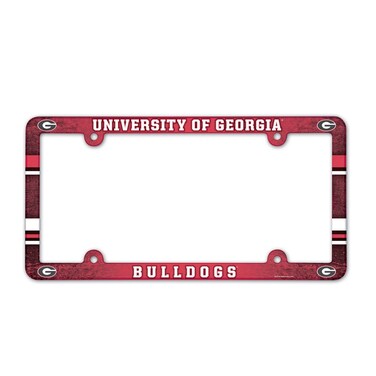 WinCraft Georgia Bulldogs Full Color License Plate Frame,12" X 6