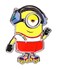 Universal Minions Stuart ON ROLLAR Skates Enamel PIN