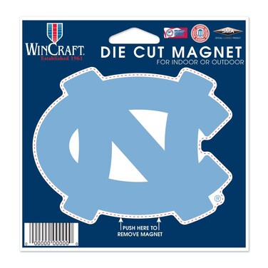 Wincraft NCAA University of North Carolina Die Cut Magnet, 4.5" x 6
