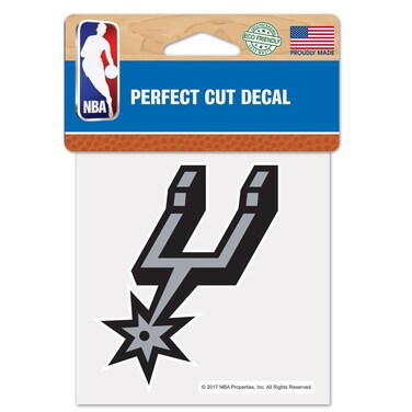 WinCraft NBA San Antonio Spurs Perfect Cut Color Decal, 4" x 4