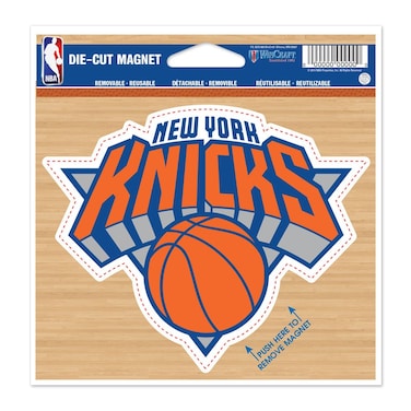 WinCraft New York Knicks Official NBA 4.5 inch x 6 inch Car Magnet by 294180