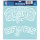 NBA San Antonio Spurs Die-cut Decal, 8"x8", Team Color
