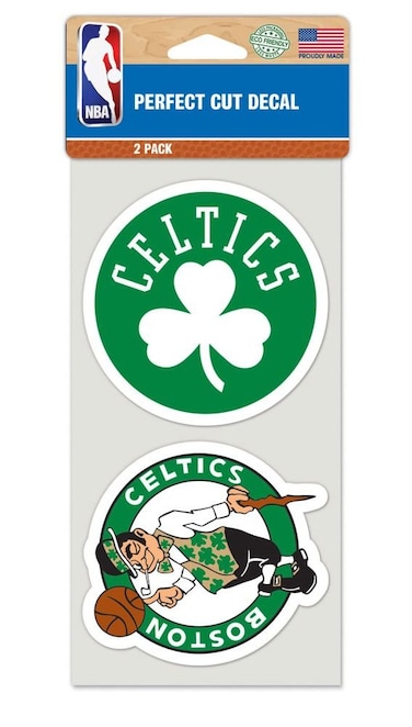 Wincraft NBA Boston Celtics Perfect Cut Decal (Set of 2), 4" x 4