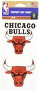 Wincraft NBA Chicago Bulls Perfect Cut Decal (Set of 2), 4" x 4", Black