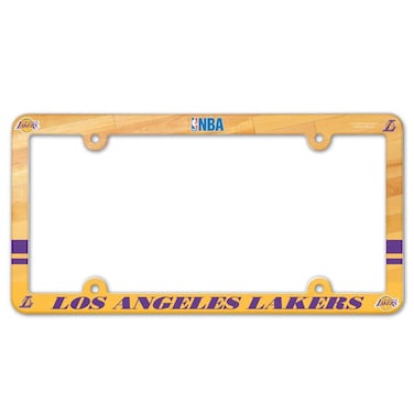 NBA Los Angeles Lakers Full Color License Plate Frame, Team Color, One Size
