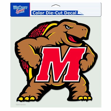 NCAA Maryland Terrapins 8-by-8 Inch Diecut Colored Decal