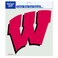 NCAA Wisconsin Badgers 8-by-8 Inch Diecut Colored Decal