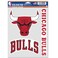 Wincraft NBA Chicago Bulls Decal Multi Use Fan 3 Pack, Team Colors, One Size