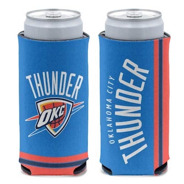 Wincraft NBA Oklahoma City Thunder Slim Can Cooler, Team Colors, One Size