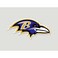 Baltimore Ravens Color 8 inch x 8 inch Die Cut Decal