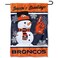 Denver Broncos Holiday Winter Snow Garden Flag Double Sided Banner