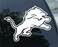 Detroit Lions 8x8 Die Cut Window Decal