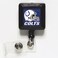 Indianapolis Colts Official NFL 1 inch x 1 inch Retractable Badge Holder Key Chain Keychain by Wincraft