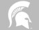 Michigan State 8x8 Die Cut Window Cling