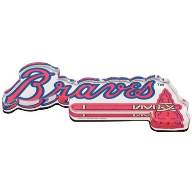 MLB Atlanta Braves Premium Acrylic Carded Magnet