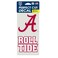 WinCraft Alabama Crimson Tide Set of 2 Die Cut Decals