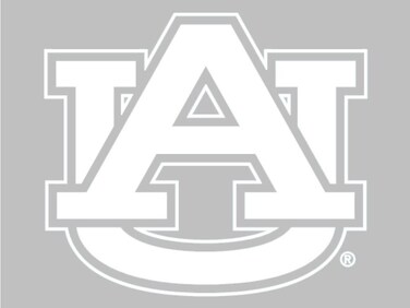 WinCraft Auburn Tigers White Die Cut Decal