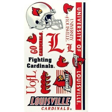 Wincraft Louisville Temporary Tattoos