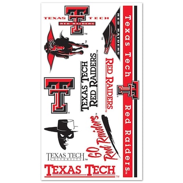 WinCraft NCAA Texas Tech University 14312032 Tattoos