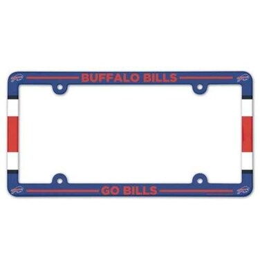 Wincraft NFL Buffalo Bills License Plate with Full Color Frame