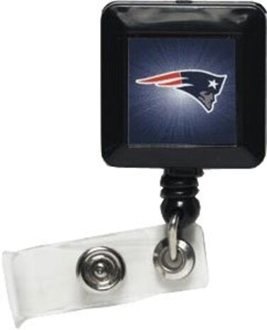 WinCraft NFL New England Patriots 14121021 Retractable Badge Holder