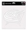 WinCraft NHL Official Columbus Blue Jackets 8x8 White Perfect Cut Decal