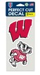 Wisconsin Badgers Set of 2 Die Cut Decals