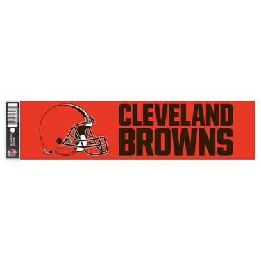 Wincraft NFL Cleveland Browns WCR13374415 Bumper Strip, 3" x 12
