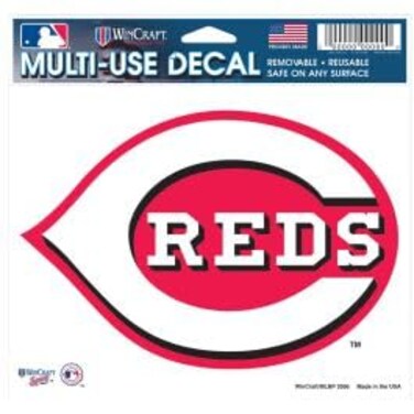 MLB Cincinnati Reds Multi-Use Colored Decal, 5" x 6