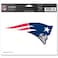 Wincraft NFL New England Patriots 5x6 Multi Use Color Decal, One Size, Team Color