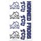 TCU Horned Frogs Official NCAA 4" x 7" Sheet of Temporary Tattoos