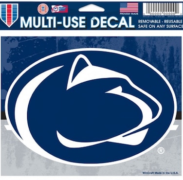 Wincraft NCAA Penn State University Multi-Use Colored Decal, 5" x 6