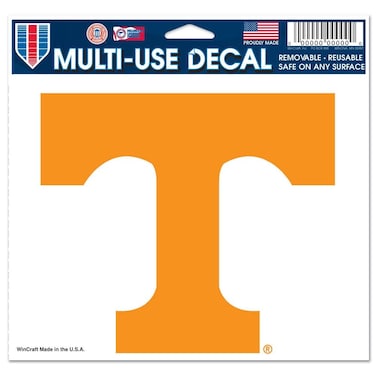 Wincraft NCAA University of Tennessee 21791041 Multi-Use Colored Decal, 5" x 6