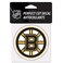 NHL Boston Bruins 21861010 Perfect Cut Color Decal, 4" x 4", Black